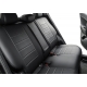 Чехлы Rival экокожа черные Строчка на спинку 40/60 для Nissan Terrano/Renault Duster
