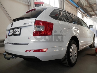 Фаркоп оцинкованный Galia шар C съемный для Skoda Octavia A7 2013-2020