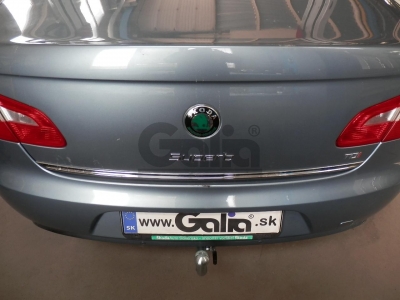 Фаркоп оцинкованный Galia шар A на седан и универсал для Skoda Superb 2008-2015