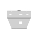 Защита картера (с креп.) для HYUNDAI Tucson 2021-н.в. 2.0 бен., KIA Sportage 2018-2020 (IV рест.), 2022-н.в. (V) 2.0/2.5 бен. AT 4WD (алюминий, 3 мм)