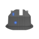 Защита картера и коробки передач для KIA Sorento (12-14,15-) 2.4 бен. 2.2 диз. АТ / Киа Соренто