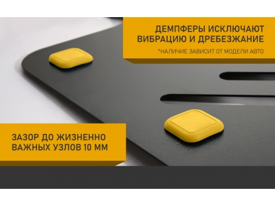 Защита бака для CHANGAN UNI-S (CS55) 2025-н.в. 1.5 AT бензин 4WD NLZ сталь с крепежом / Чанган