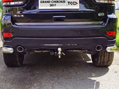 Фаркоп ТСС усиленный шар E для Jeep Grand Cherokee 2010-2021