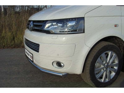 Защита переднего бампера 60 мм ТСС для Volkswagen Multivan/Caravelle 2009-2015