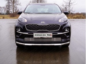 Накладка решетки радиатора 12 мм для Kia Sportage № KIASPORT18-17