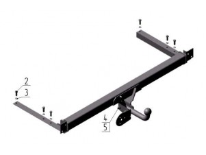 ТСУ Фаркоп Avtos на Audi 100 № AU 02